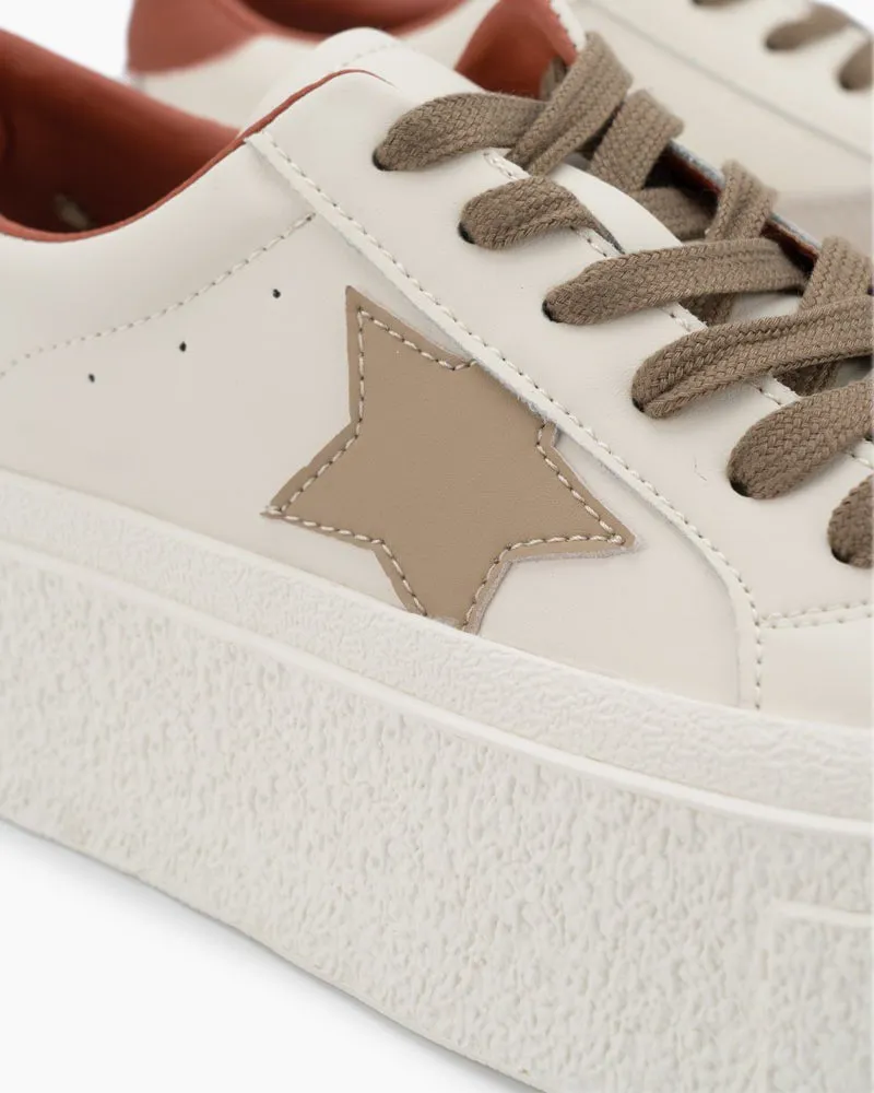 Star Pattern Lightweight Platform Sneakers sold by Larosa product image thumbnail 2