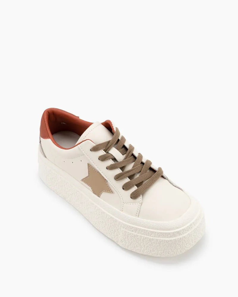 Star Pattern Lightweight Platform Sneakers sold by Larosa product image thumbnail 3