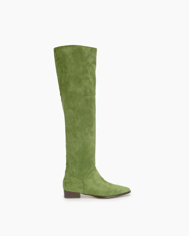 Wide Calf Knee High Pull On Fall Weather Winter Boots sold by Larosa
