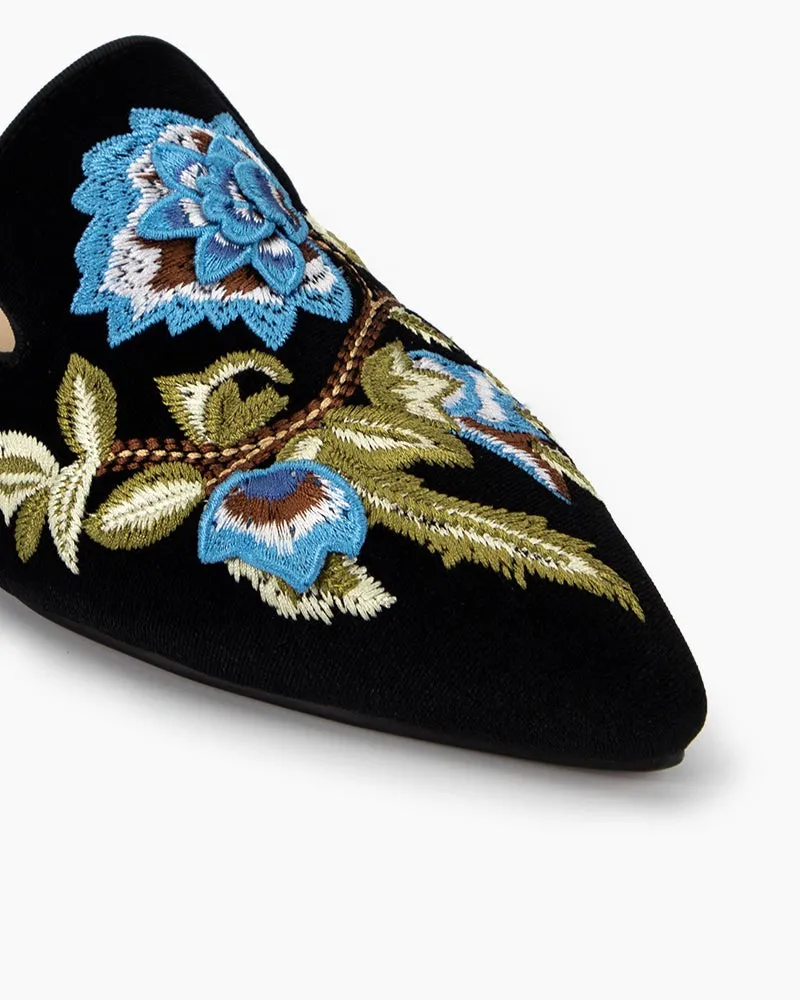 Embroidery Mule Flats sold by Larosa product image thumbnail 2