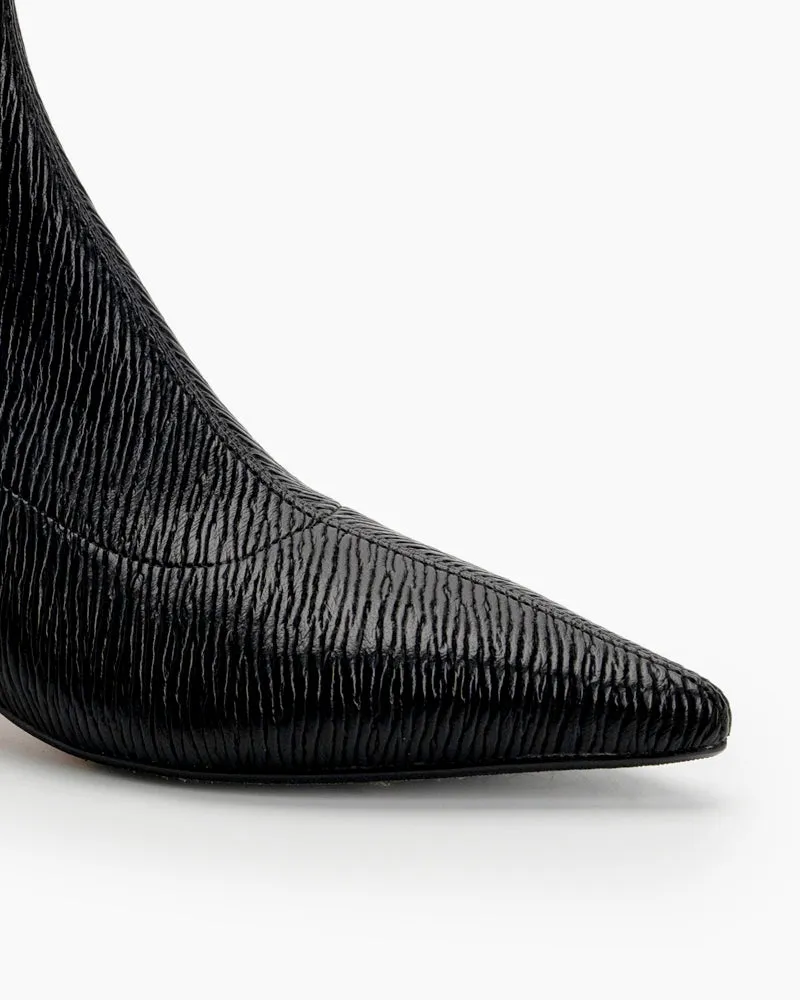 Stiletto Kitten Heel Pointed Toe Ankle Boots sold by Larosa product image thumbnail 2