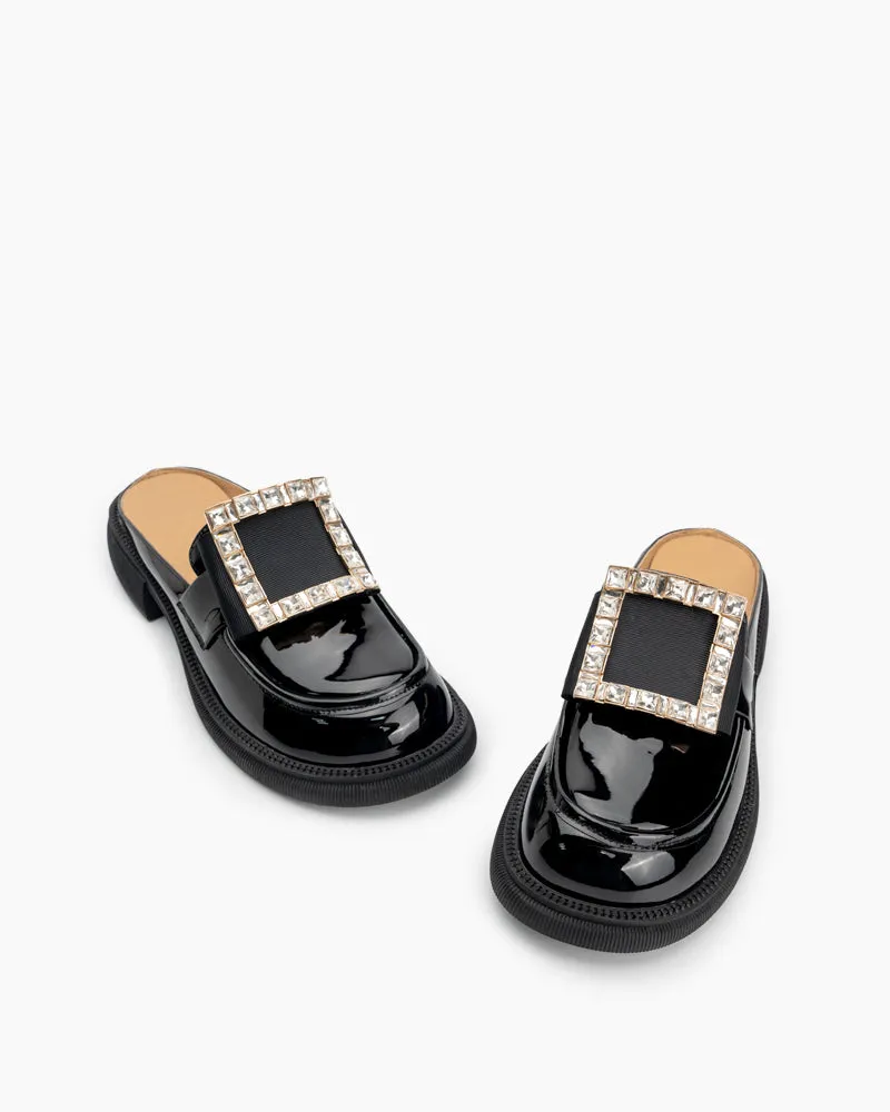 Rhinestone Decor Slippers Mules sold by Larosa product image thumbnail 5