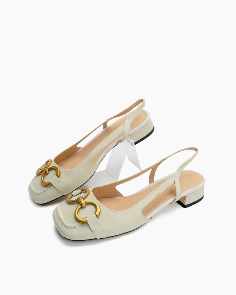 Slingback Block Heel Party Dress Sandals sold by Larosa product image thumbnail 4