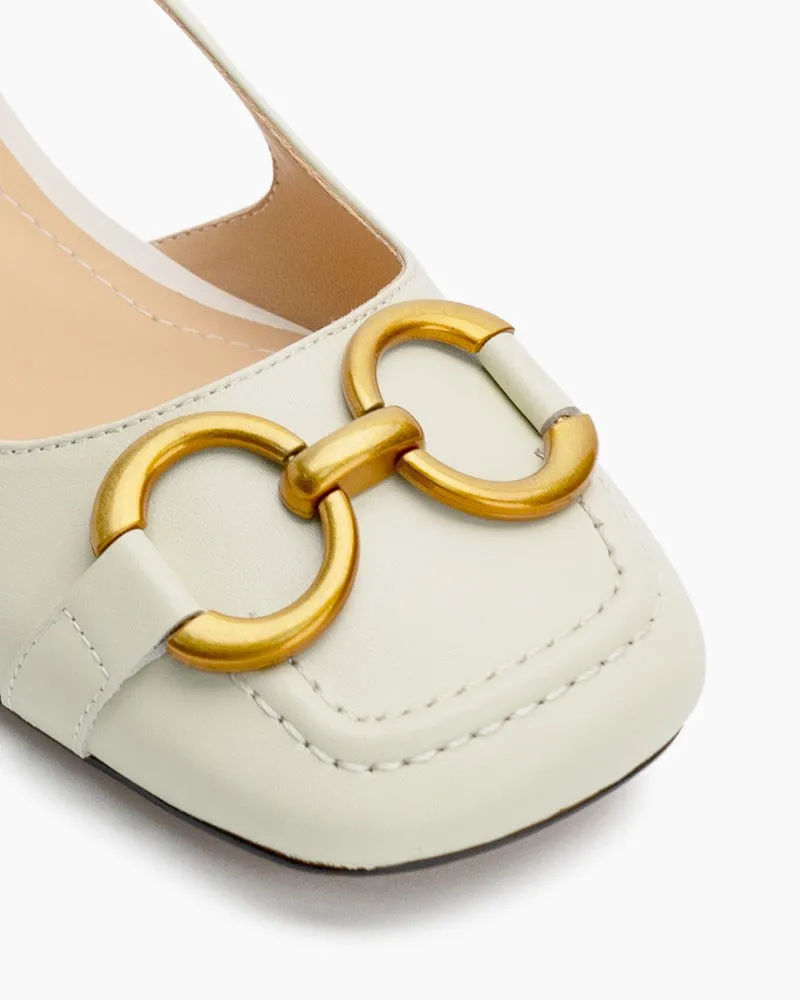 Slingback Block Heel Party Dress Sandals sold by Larosa product image thumbnail 2