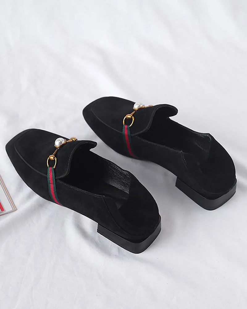 Pearl Buckle Matching Loafers sold by Larosa product image thumbnail 3