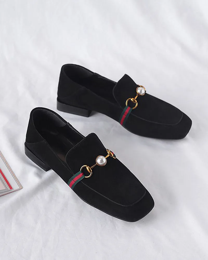 Pearl Buckle Matching Loafers sold by Larosa product image thumbnail 4