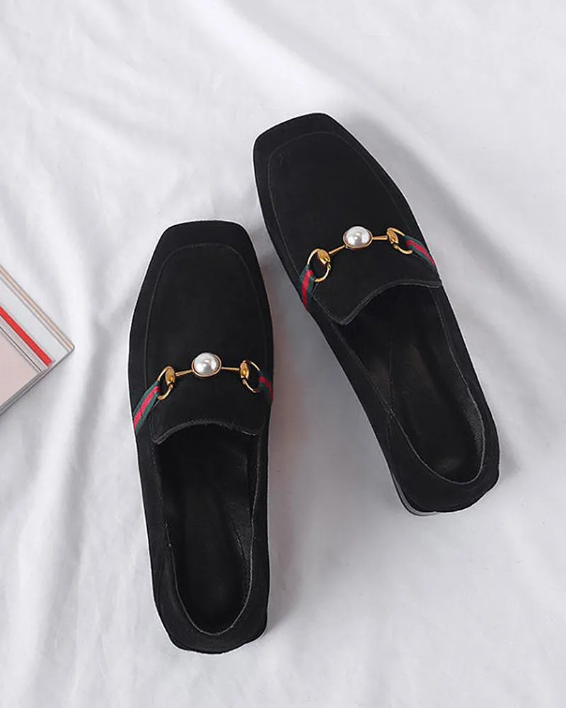 Pearl Buckle Matching Loafers sold by Larosa product image thumbnail 5