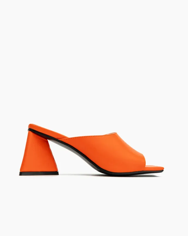 Minimalist Solid Color Chunky Heel Sandals sold by Larosa