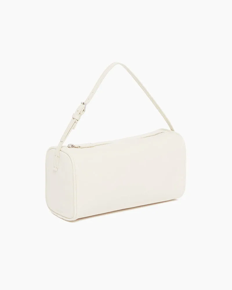 Vespera 90s White Leather Handle Bag sold by Larosa product image thumbnail 4
