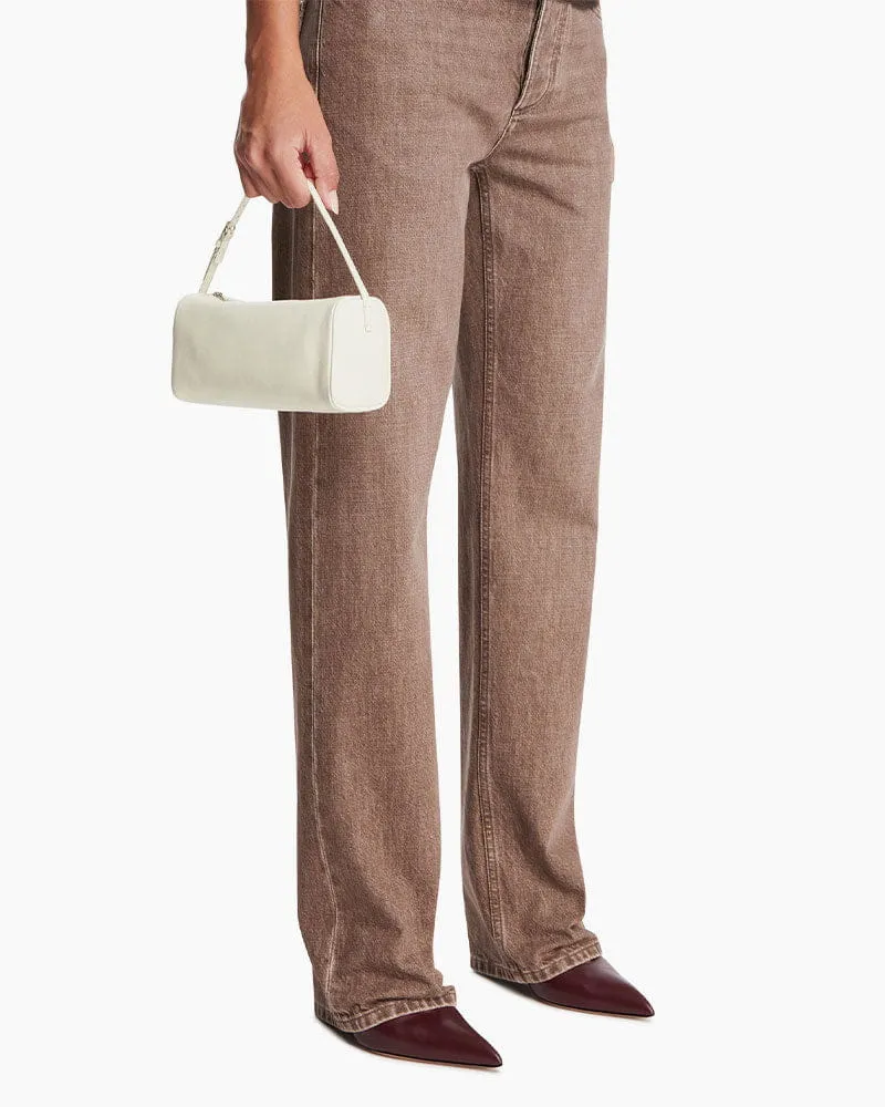 Vespera 90s White Leather Handle Bag sold by Larosa product image thumbnail 2