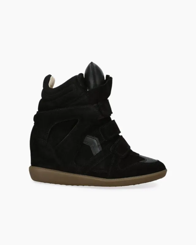 Bekett Suede and Leather High-Top Trainers sold by Larosa