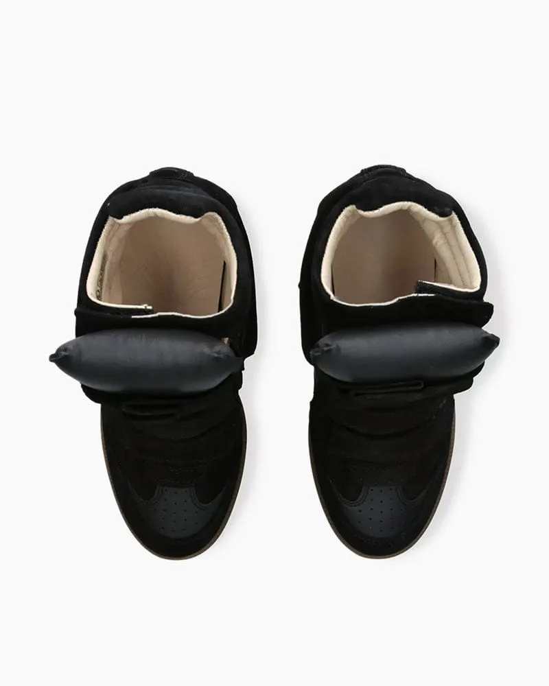 Bekett Suede and Leather High-Top Trainers sold by Larosa product image thumbnail 2