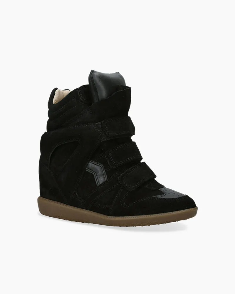 Bekett Suede and Leather High-Top Trainers sold by Larosa product image thumbnail 3