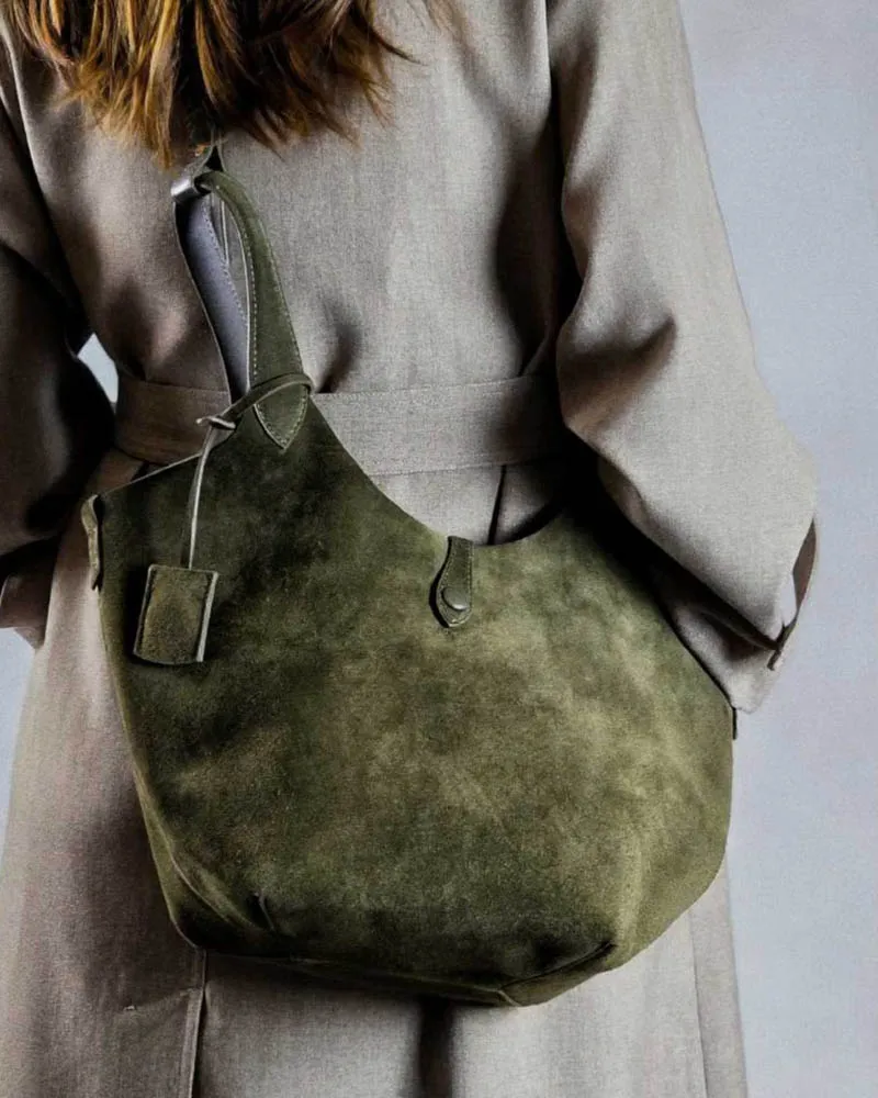 Women's Polo Play Suede Large Tote Bag sold by Larosa product image thumbnail 4