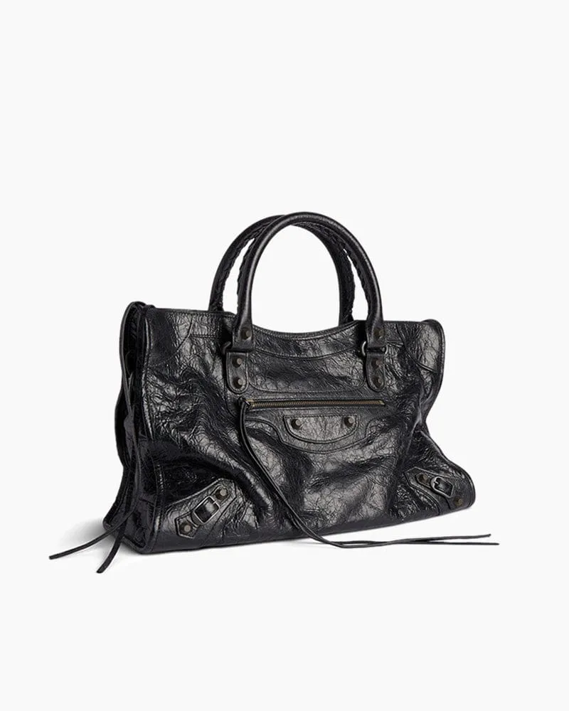 Women's black LA City Calfskin Bag Small sold by Larosa product image thumbnail 4
