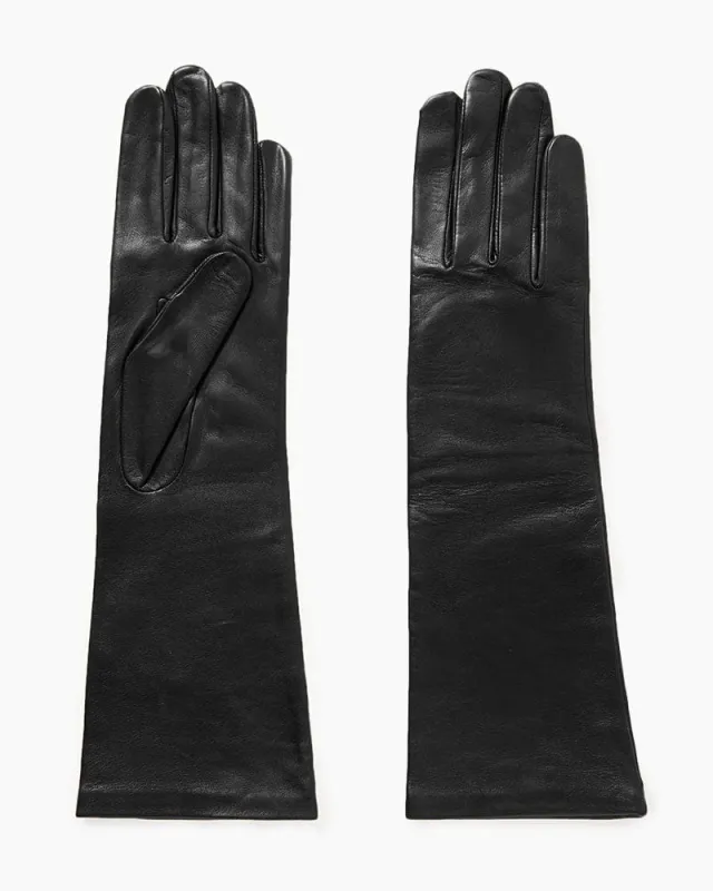 Black Lambskin Leather Gloves sold by Larosa