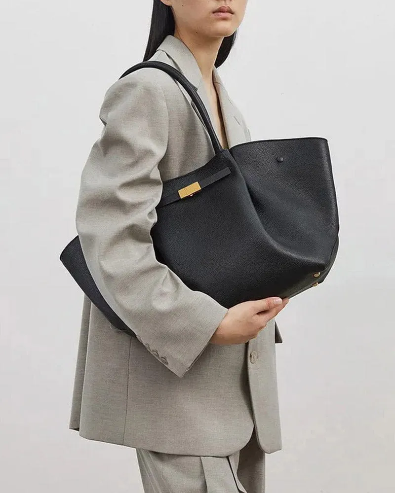 Women's New York Belted Leather Tote Bag sold by Larosa product image thumbnail 3