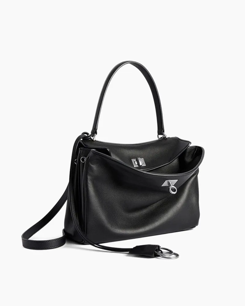 Women's Vintage Oil Waxed Leather Tote Bag sold by Larosa product image thumbnail 3