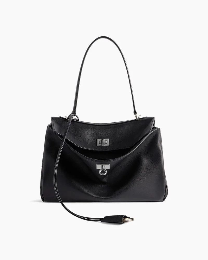 Women's Vintage Oil Waxed Leather Tote Bag sold by Larosa