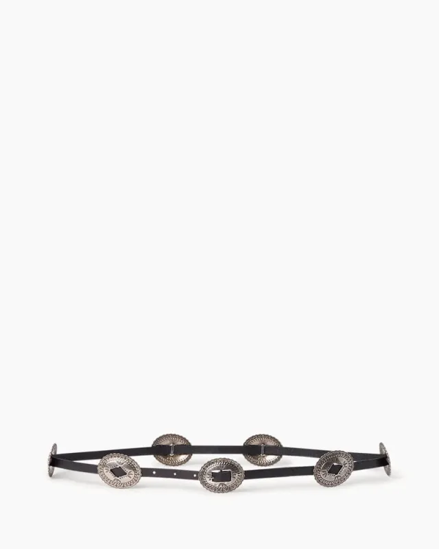 Women's Vegan Leather  Skinny Belt Belts sold by Larosa