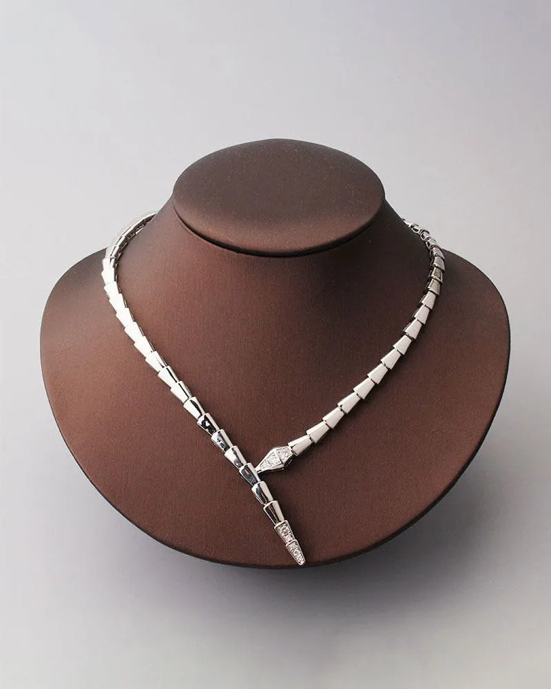 Women's Serpenti Viper Diamond Necklace sold by Larosa product image thumbnail 3