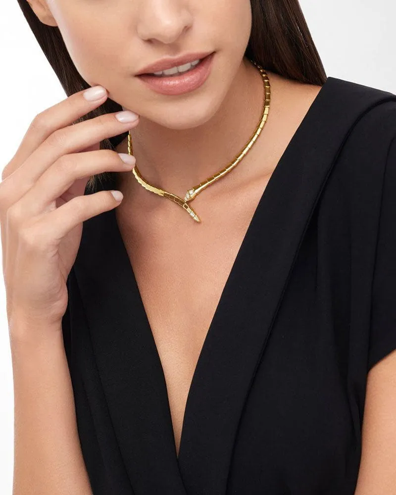 Women's Serpenti Viper Diamond Necklace sold by Larosa product image thumbnail 4