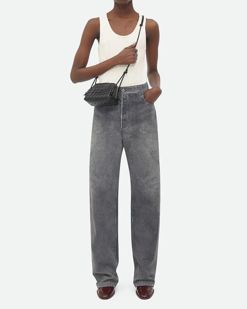 Women's Concert Pouch Intrecciato Leather Shoulder Bag sold by Larosa product image thumbnail 4