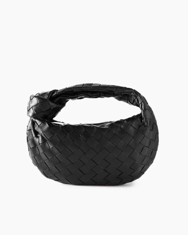 Mini Knotted Intrecciato Leather Tote sold by Larosa