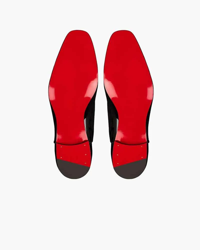 Men's Black Patent Calf Leather Oxfords sold by Larosa product image thumbnail 5