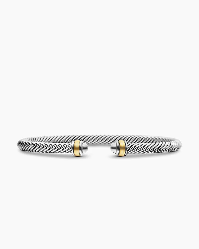 Classic Cable Bracelet, 4mm sold by Larosa product image thumbnail 4