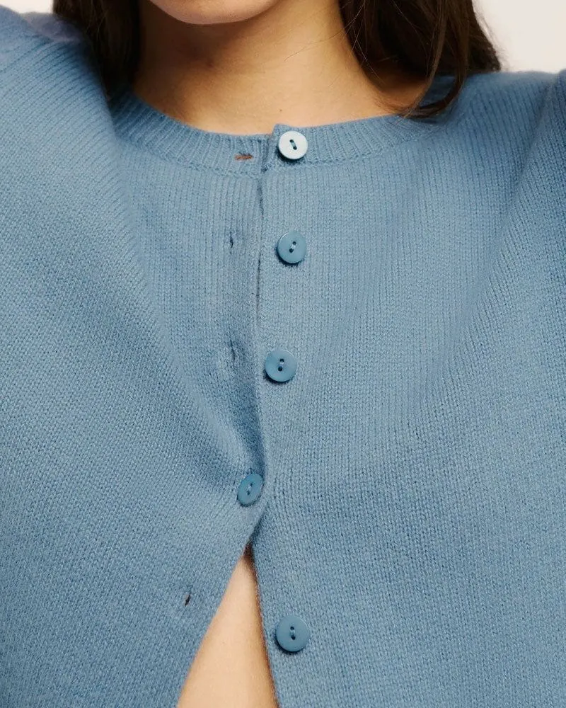 Women’s Long Sleeve Knit Button-Down Cardigan sold by Larosa product image thumbnail 5