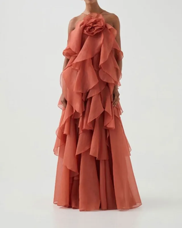 Flowy Layered Maxi Dress sold by Larosa