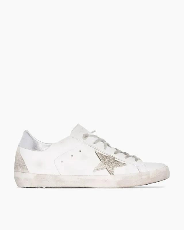 Women's Super Star Distressed Leather Low Top Sneakers sold by Larosa