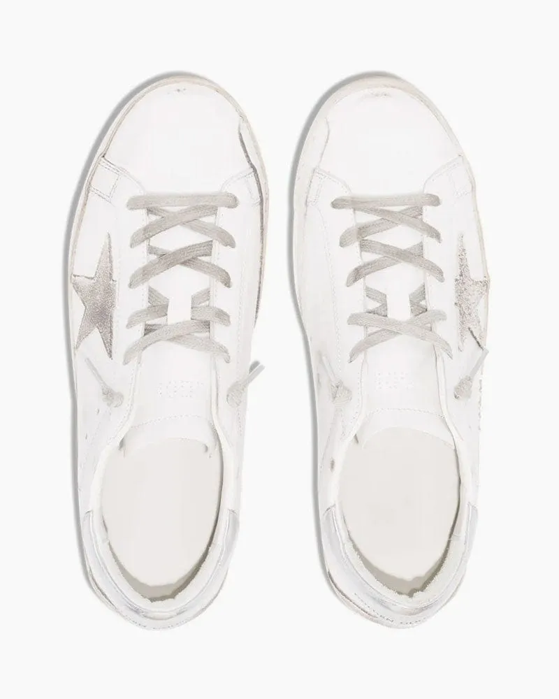 Women's Super Star Distressed Leather Low Top Sneakers sold by Larosa product image thumbnail 2