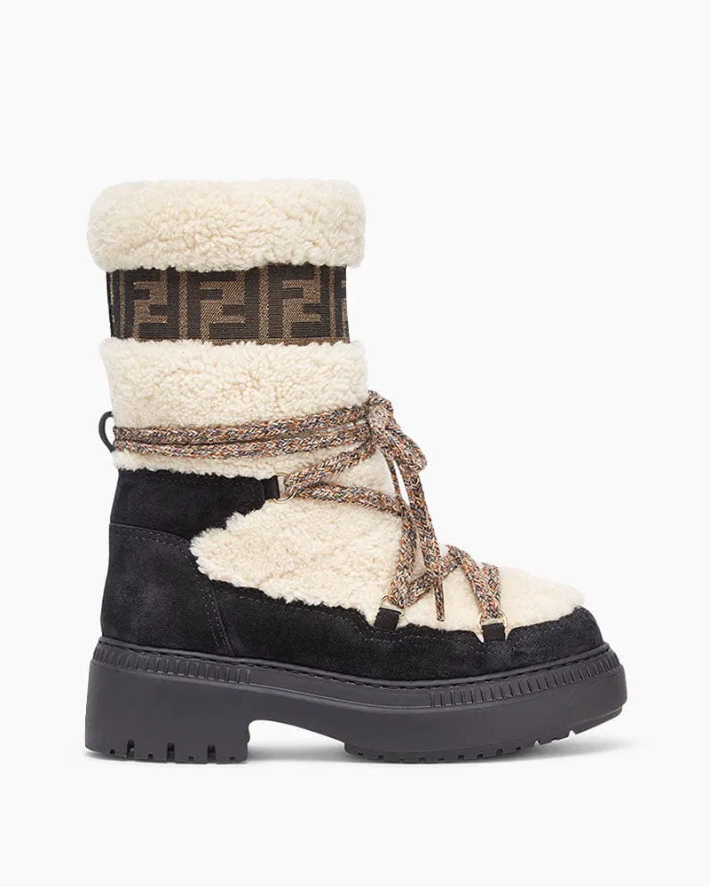 Women's Suede Shearling Ski Boots sold by Larosa