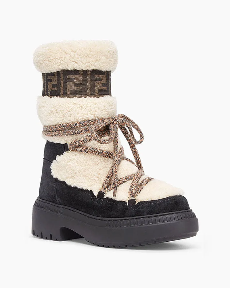 Women's Suede Shearling Ski Boots sold by Larosa product image thumbnail 2