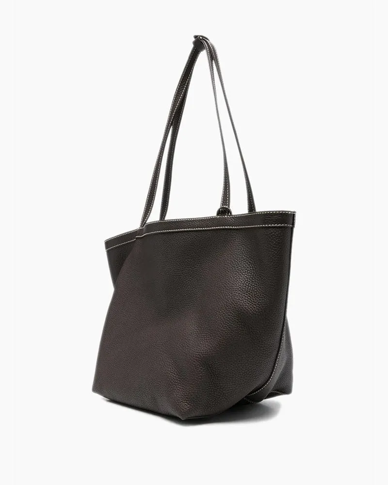 (Pre-sale) Women's Contrast-stitching Tote Bag Leather Tote Bag sold by Larosa product image thumbnail 2