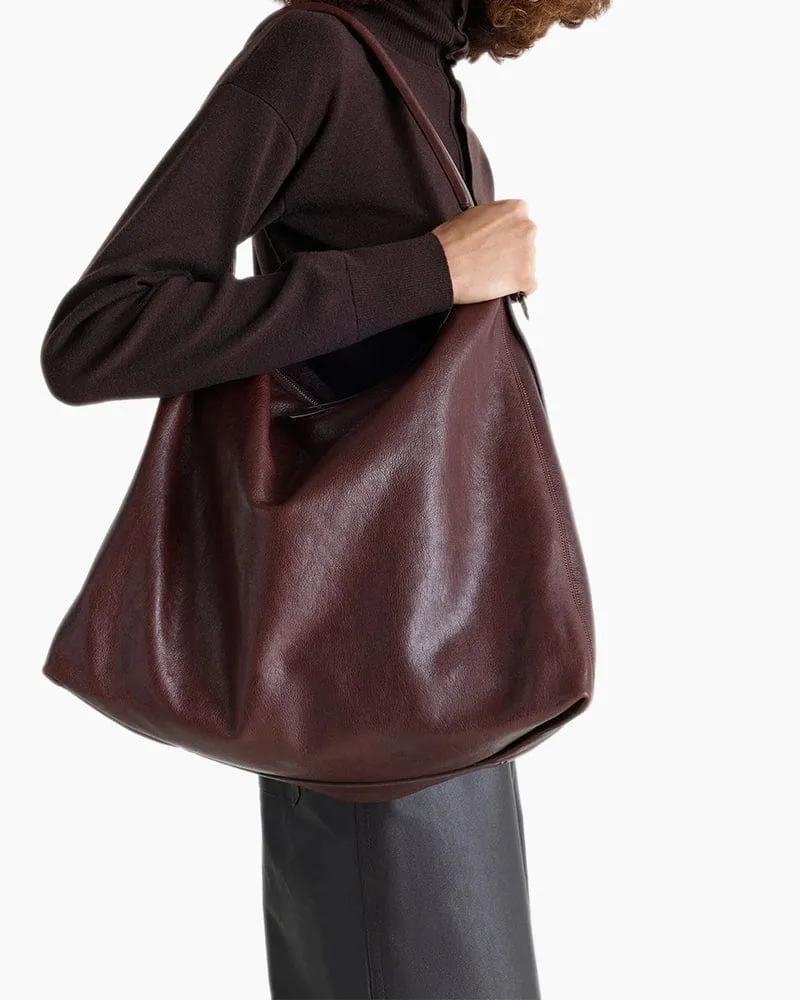 Women's Belted Leather Tote Bag sold by Larosa product image thumbnail 5