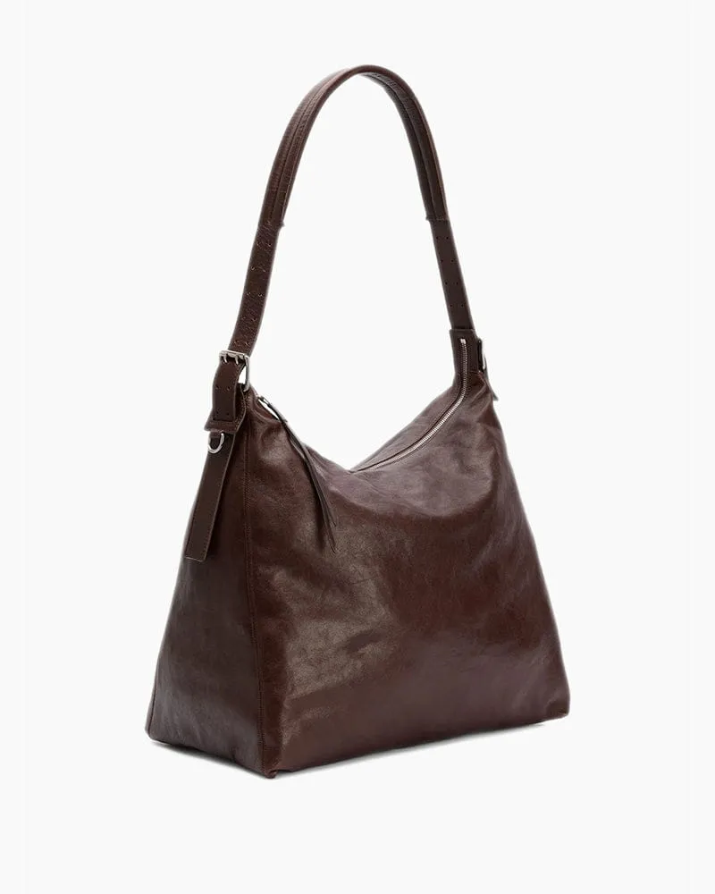 Women's Belted Leather Tote Bag sold by Larosa product image thumbnail 2