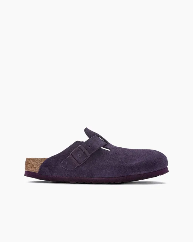 Suede Soft Footbed Boston Clogs sold by Larosa