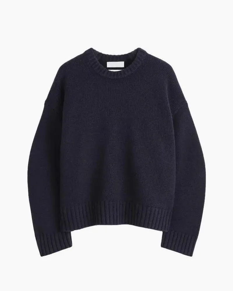 Good Cashmere Chunky Crew Neck Sweater sold by Larosa