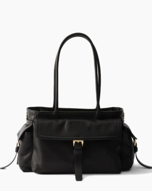 Medium Explorer Leather Tote Bag sold by Larosa