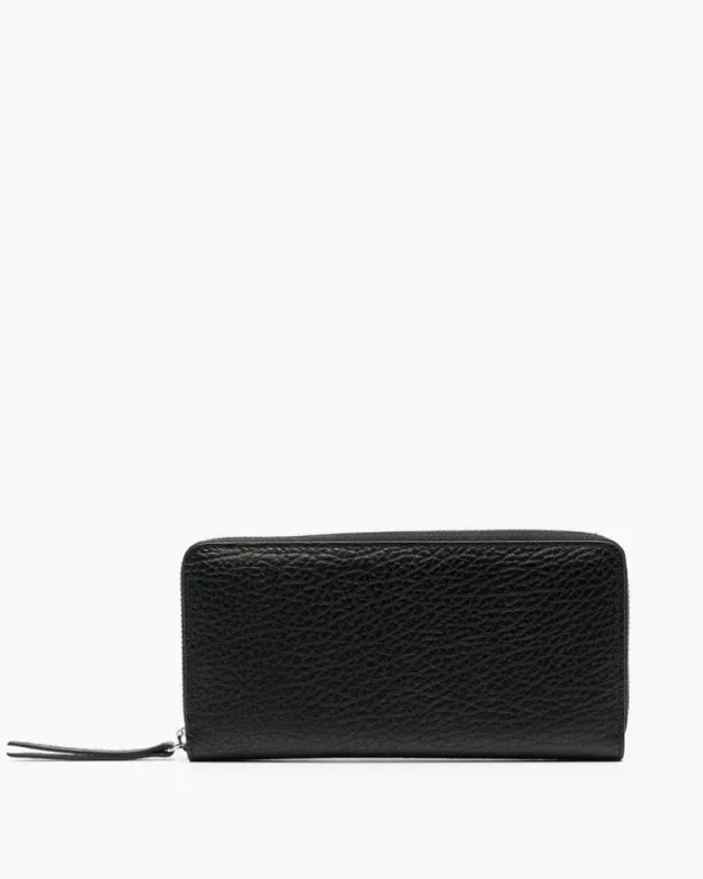 (Pre-sale) Stitched-leather Zip-around Wallet sold by Larosa