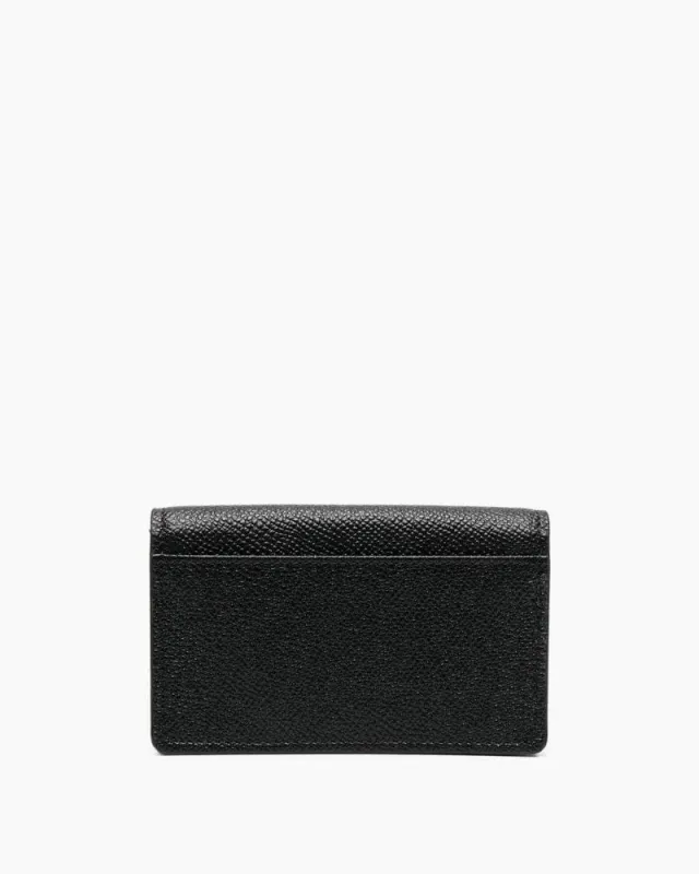 (Pre-sale) Grainy Leather Snap Button Wallet sold by Larosa