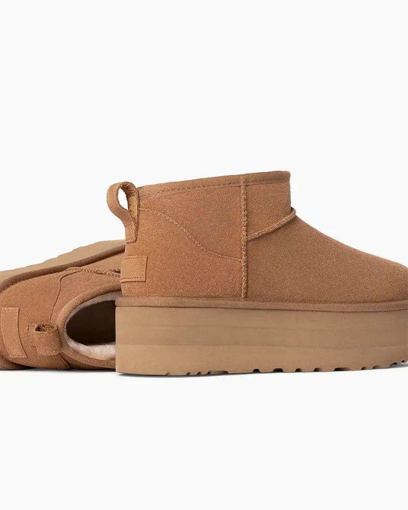 Women's U-style Classic Cozy Boots Platform sold by Larosa product image thumbnail 3