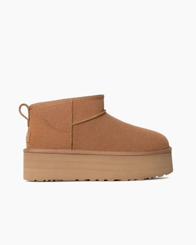 Women's U-style Classic Cozy Boots Platform made by Larosa