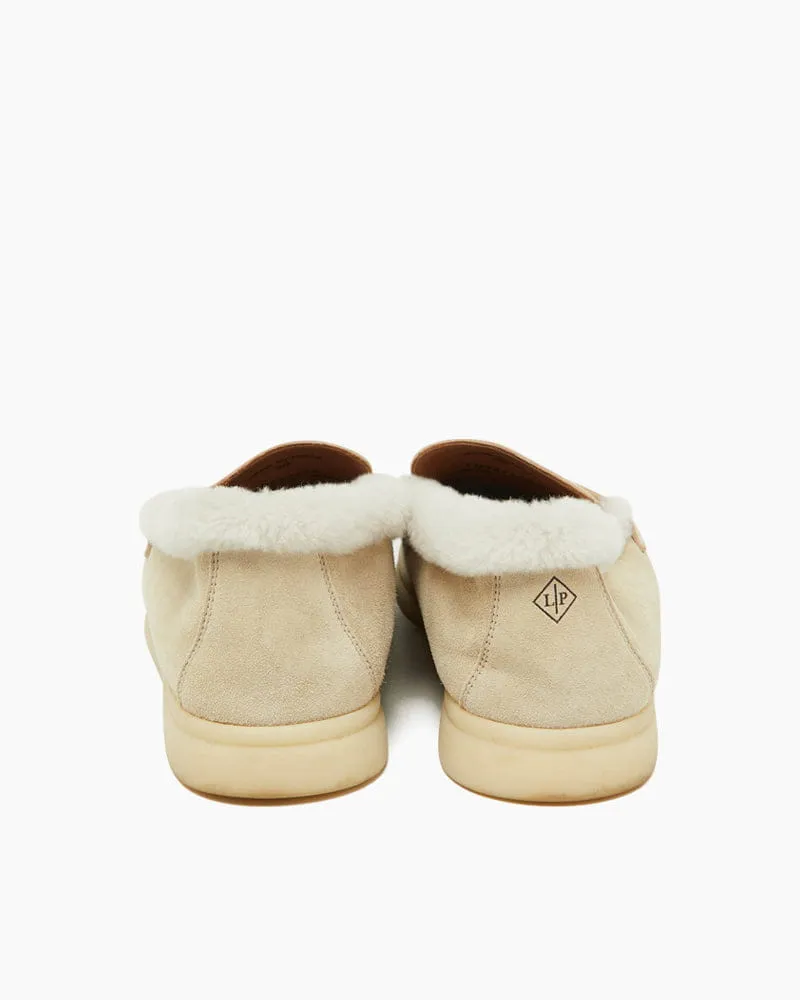 Suede and Shearling Fur Charms Walk Loafers sold by Larosa product image thumbnail 5