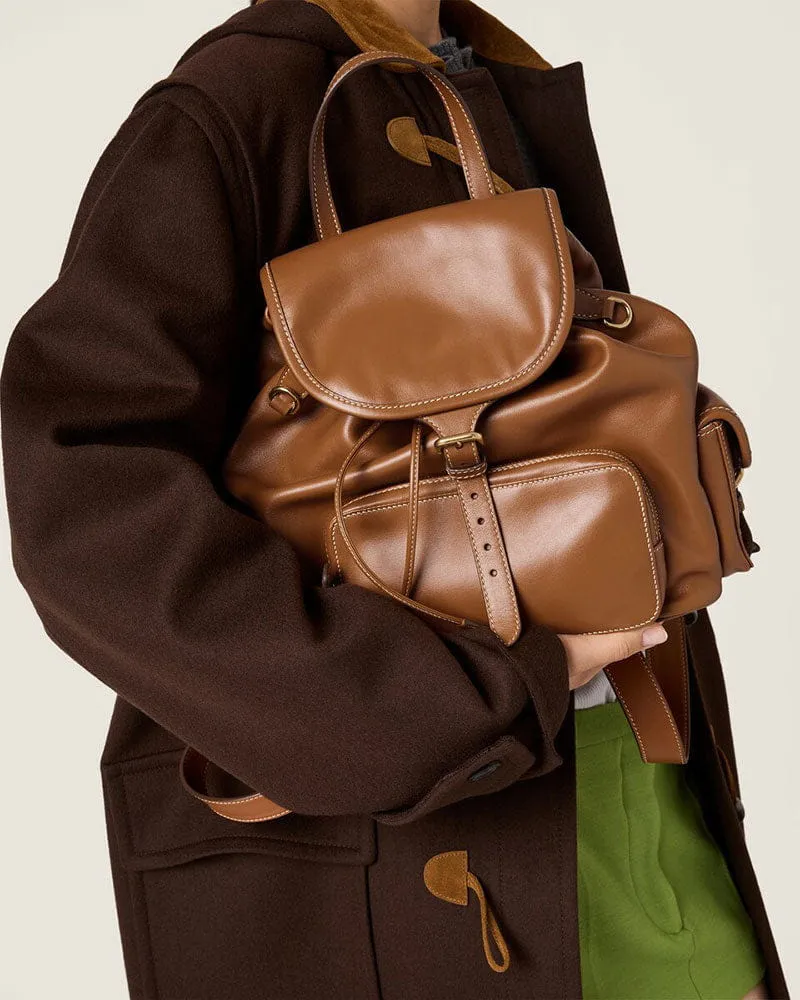 Casual Leather Backpack sold by Larosa product image thumbnail 5