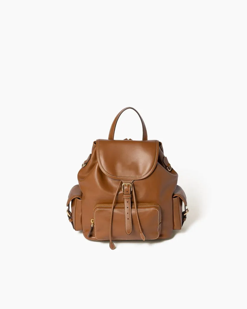 Casual Leather Backpack sold by Larosa