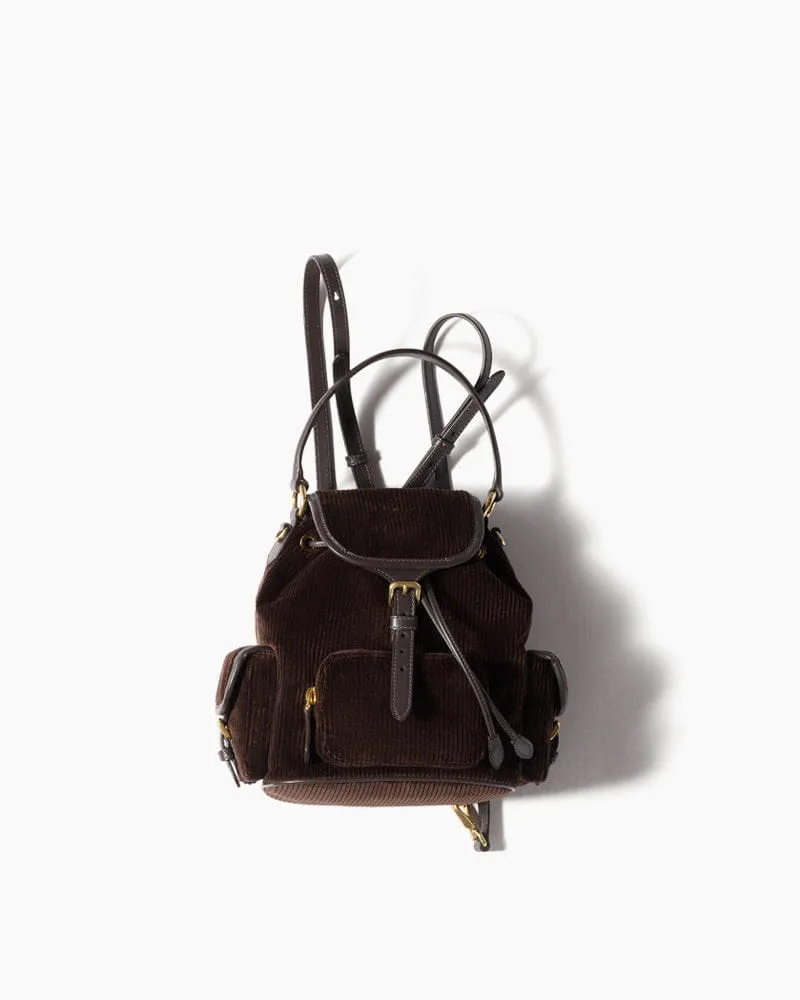 Vintage Style Corduroy Rucksack sold by Larosa